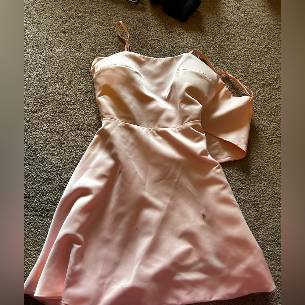 Light pink homecoming dress